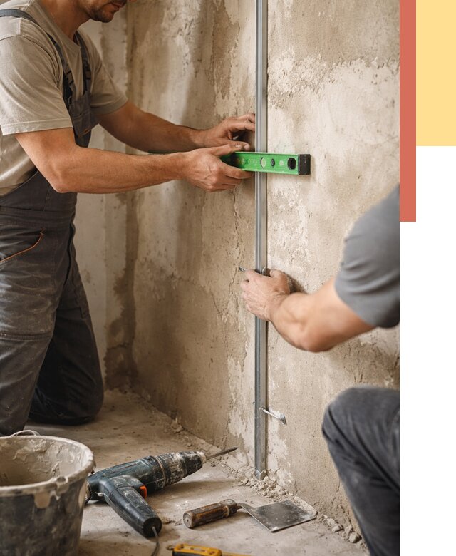 Установка штукатурных маяков в Нижнем Новгороде от 7295 руб. — быстро и недорого | ОТДЕЛОЧНИК-Ннн