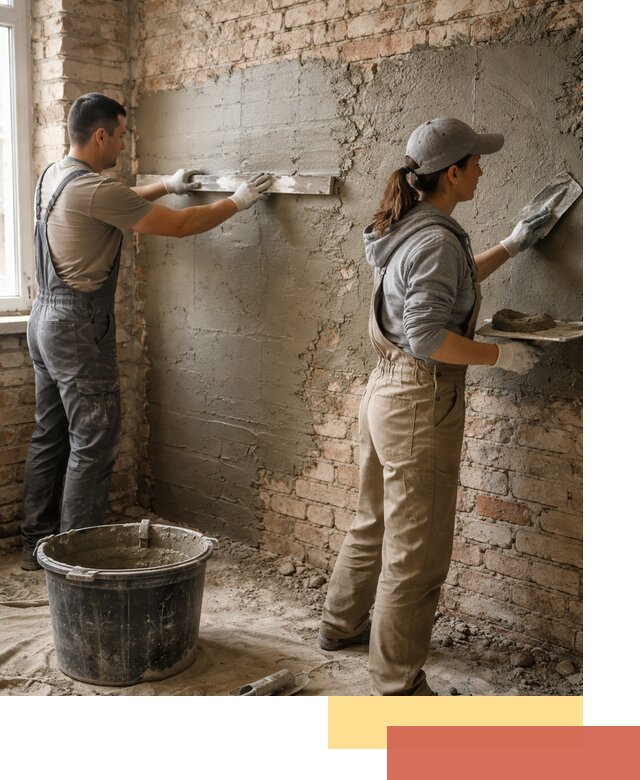 Штукатурка кирпичных стен в Нижнем Новгороде — качественно и надежно