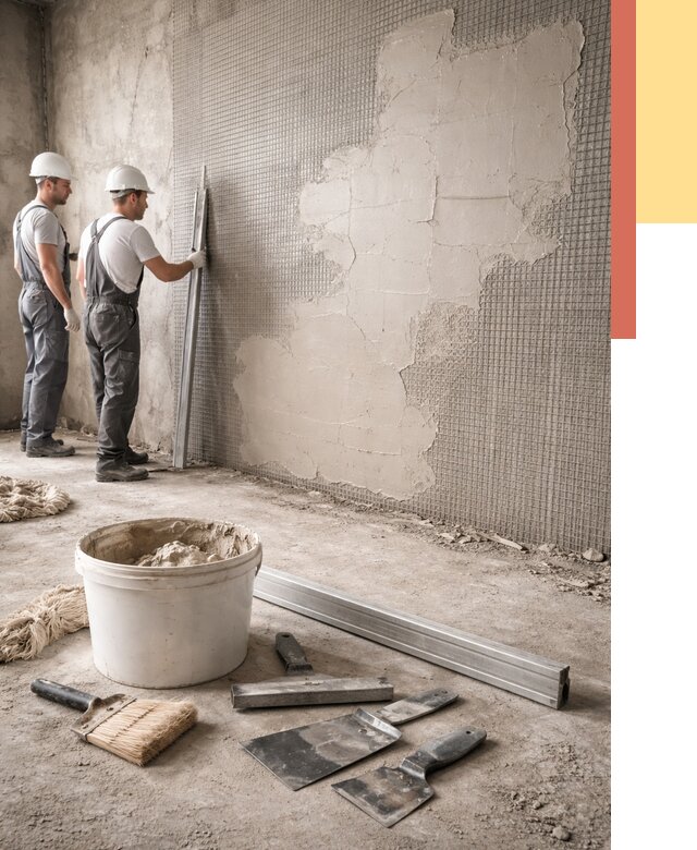 Штукатурка стен по сетке в Нижнем Новгороде от 5732 руб./м2 — быстро и недорого | ОТДЕЛОЧНИК-Ннн