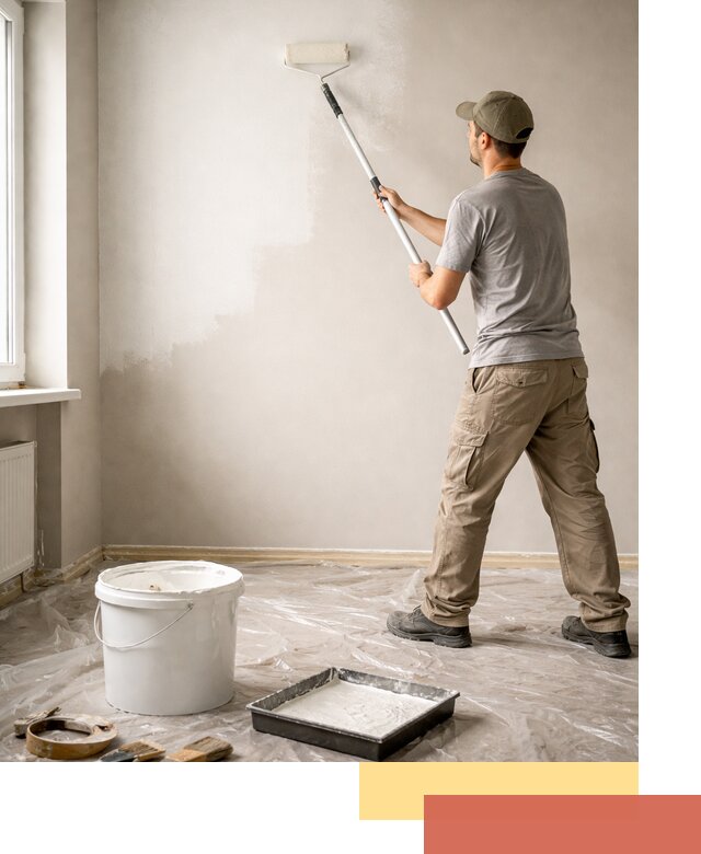 Покраска стен латексной краской в Нижнем Новгороде качественно и быстро