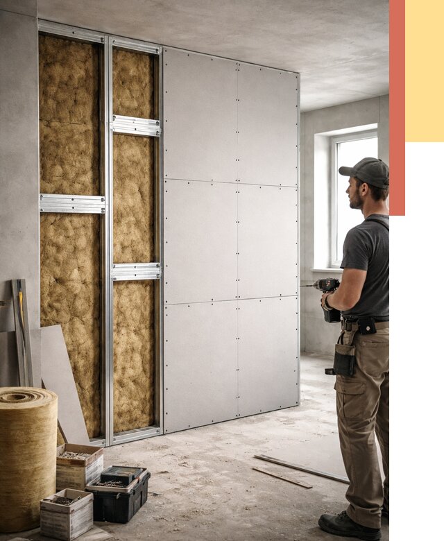 Усиленная перегородка под навеску в Нижнем Новгороде от 13339 руб. — монтаж под ключ | ОТДЕЛОЧНИК-Ннн