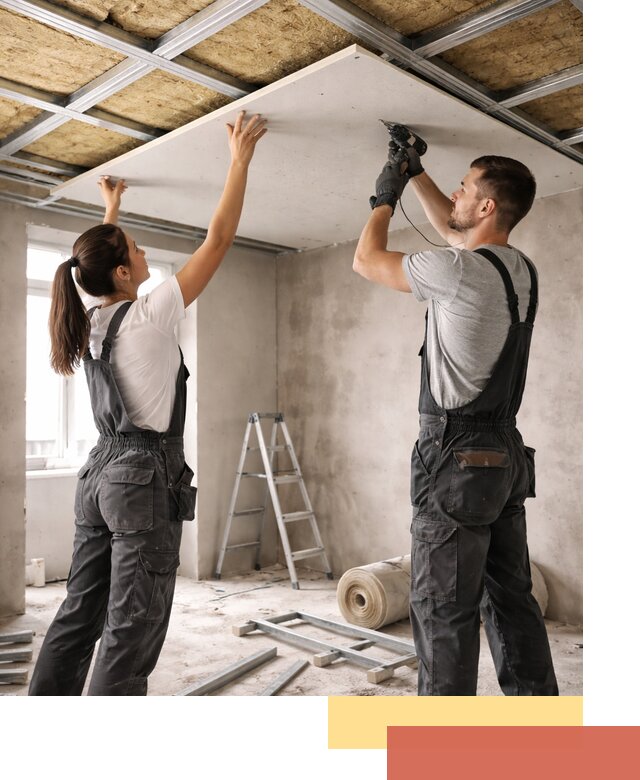 Звукоизоляция потолка из ГКЛ в Нижнем Новгороде профессионально и надежно