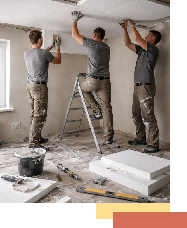 Утепление потолка пенопластом в Нижнем Новгороде быстро и качественно