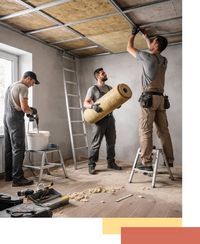 Шумоизоляция потолка в Нижнем Новгороде: профессиональный монтаж и отделка